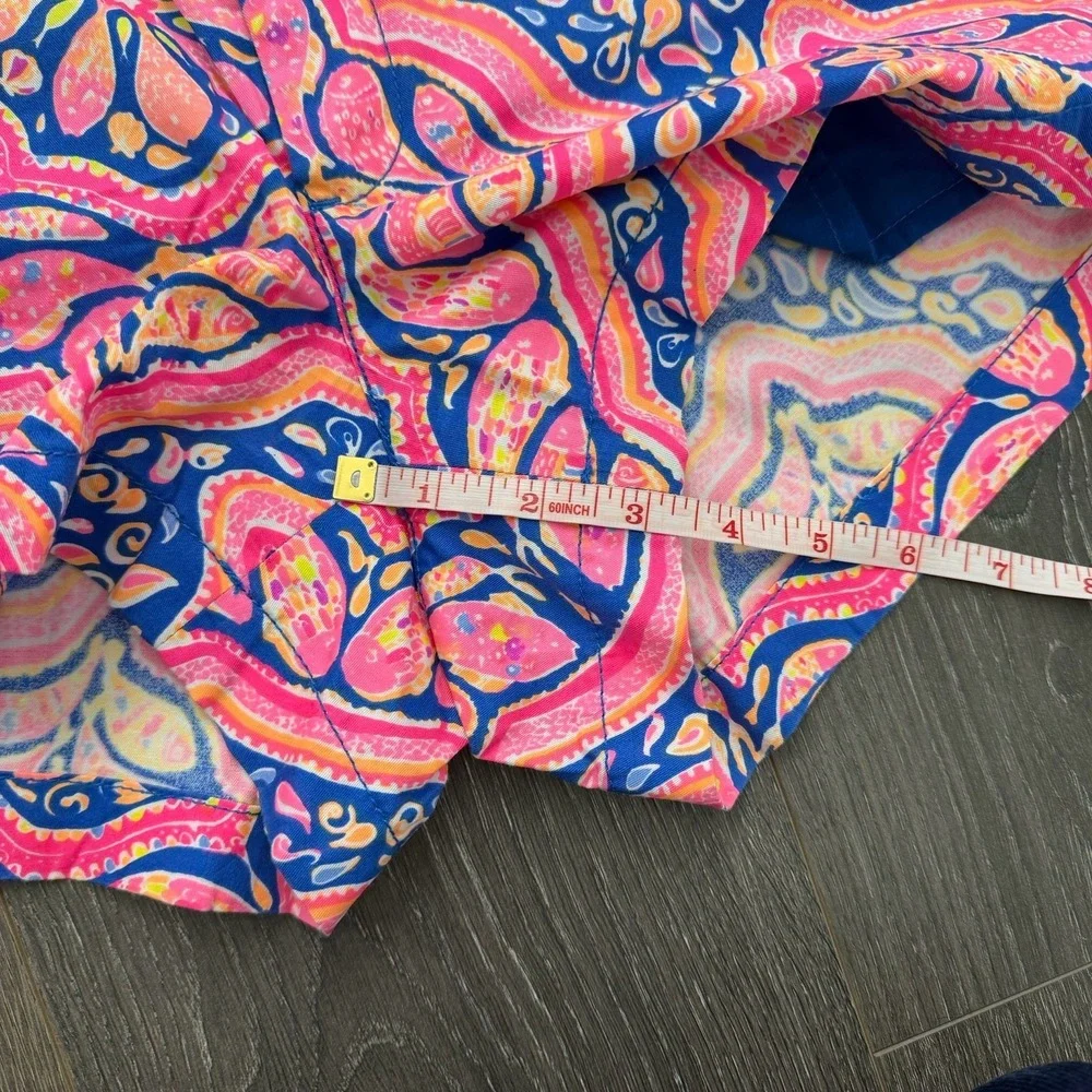 Lilly Pulitzer Womens Sz 2 Shorts Lot of 2 Pink Blue Resort Preppy Vacation - Picture 9 of 9